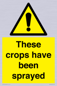 These crops have been sprayed